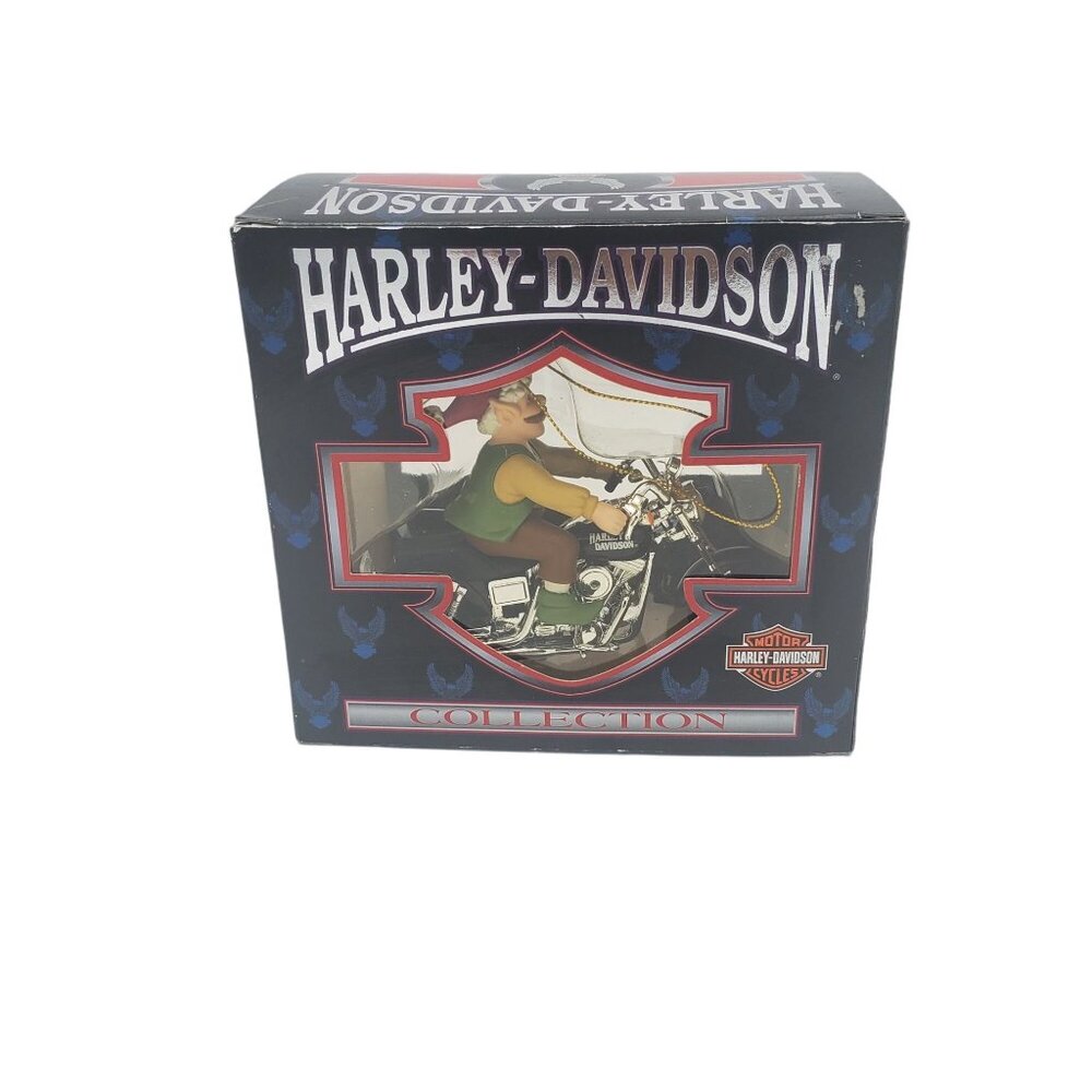 Harley Davidson Christmas Ornament Motorcycle Elf